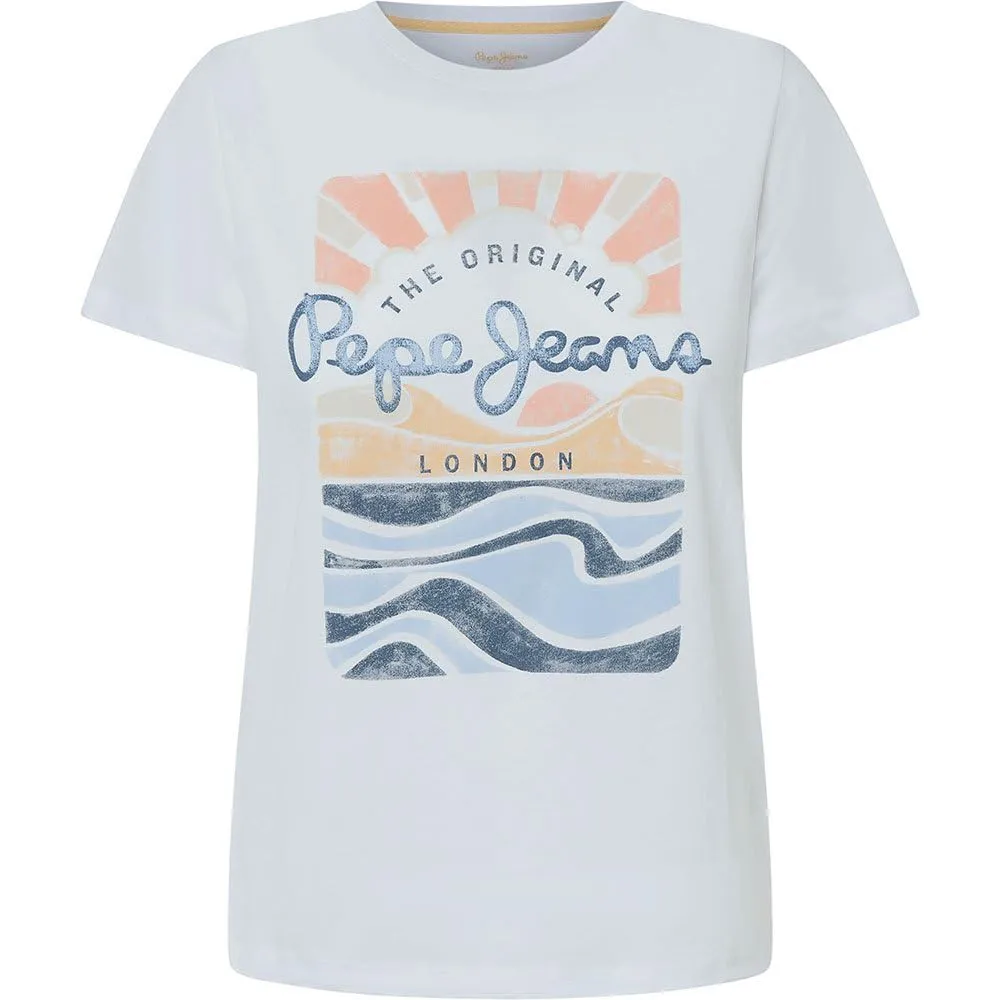 Pepe Jeans Esha t-shirt donna XS corta grafica logo
