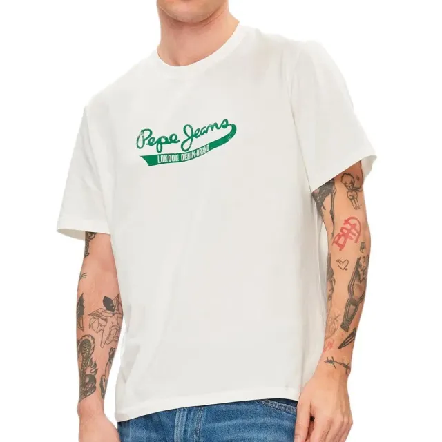 Pepe Jeans Claude T-Shirt Uomo Cotone Stampa Logo