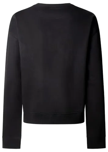 Pepe Jeans W Sparkle Logo Crew felpa donna M glitter