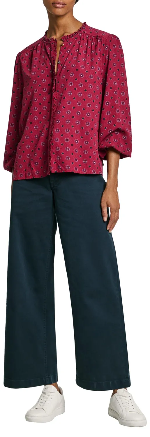Pepe Jeans Ora Camicia Donna M Maniche Lunghe Volant