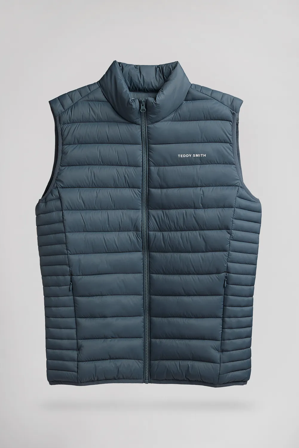 Teddy Smith B-Terry Strom Grey gilet smanicato grigio uomo