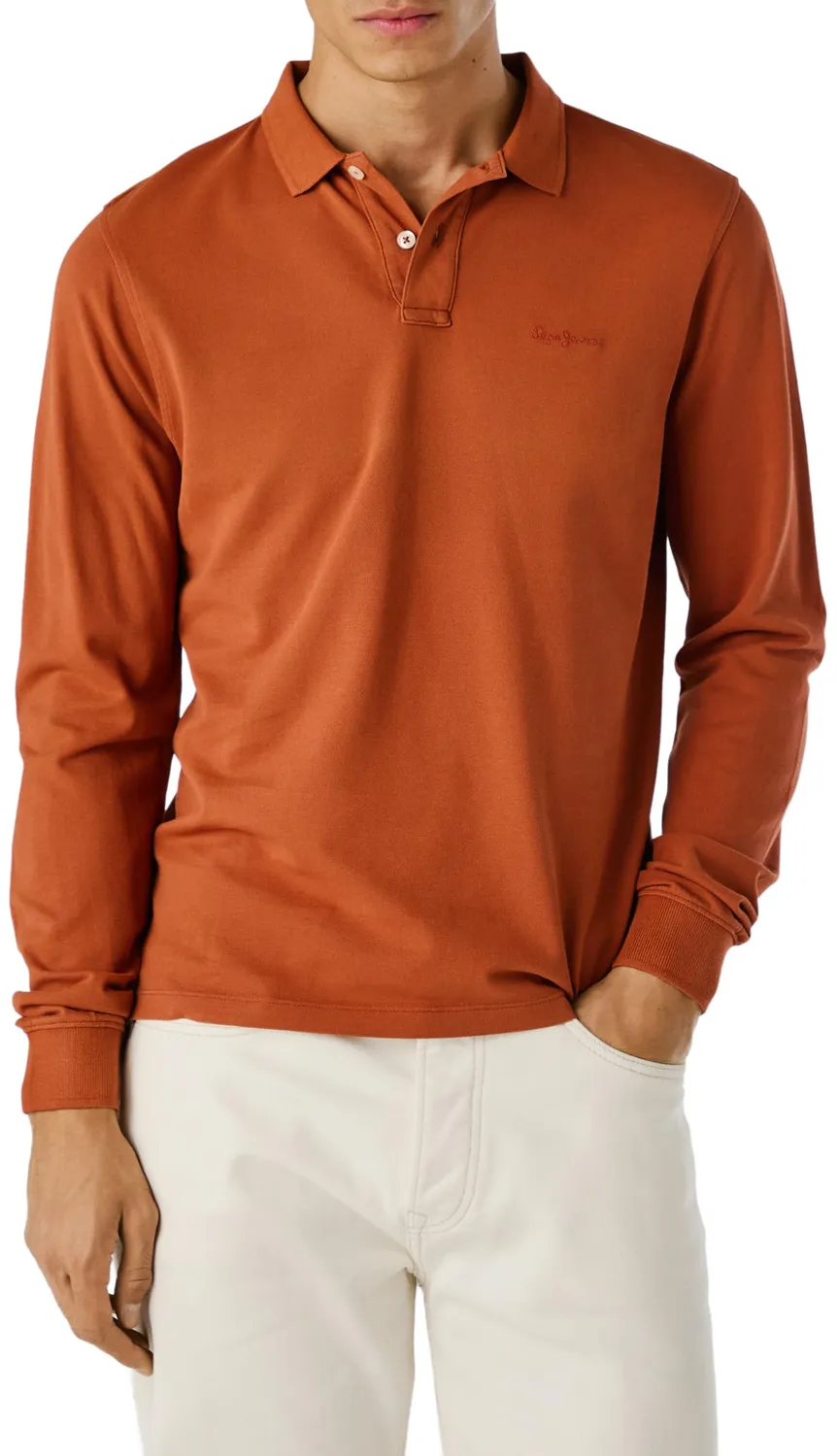 Pepe Jeans New Oliver polo uomo manica lunga taglia M