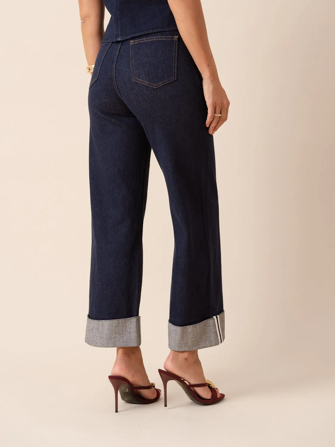 Oraije Loane jeans wide brut