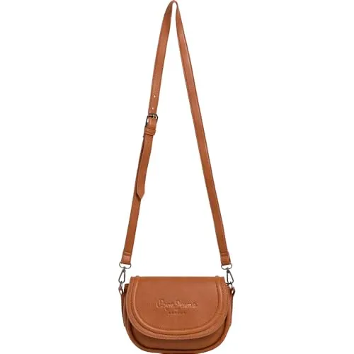 Pepe Jeans Crisha Code Borsa Donna Sella PU con Tracolla