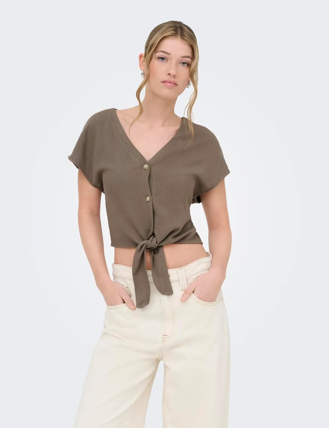 ONLY ONLSIESTA Camicia Donna Noce Casual