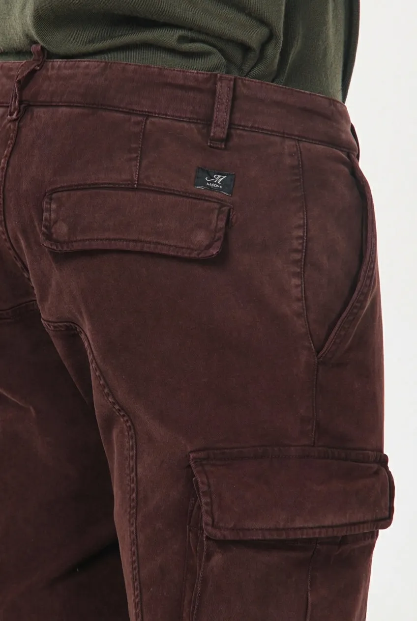 Mason's Chile pantalone cargo vinaccia extra slim