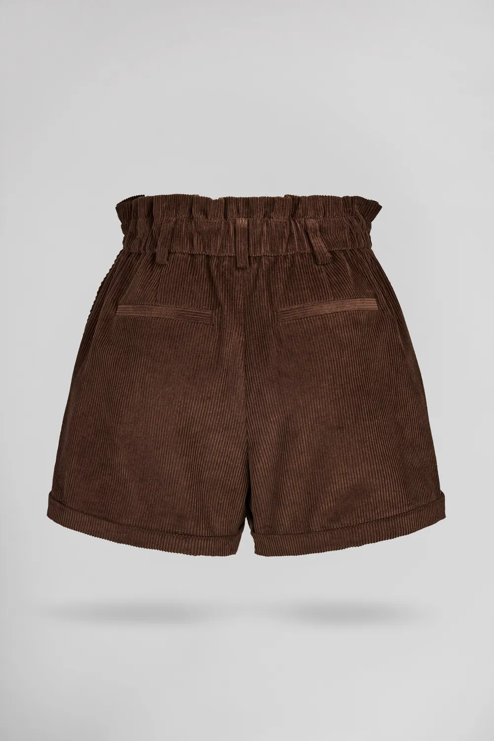 Teddy Smith S-Alois Chocolat short donna velluto cotone