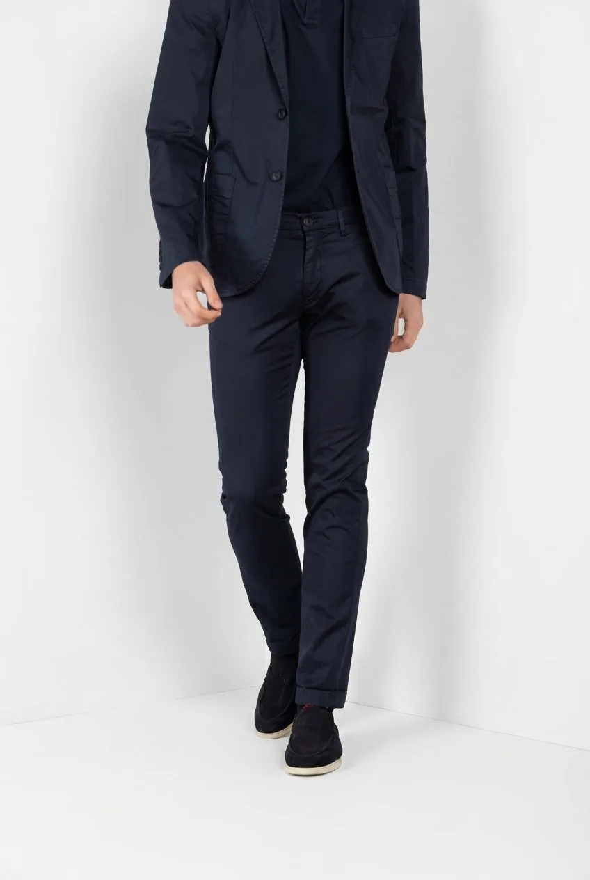 Mason's Torino Travel chino blu notte slim