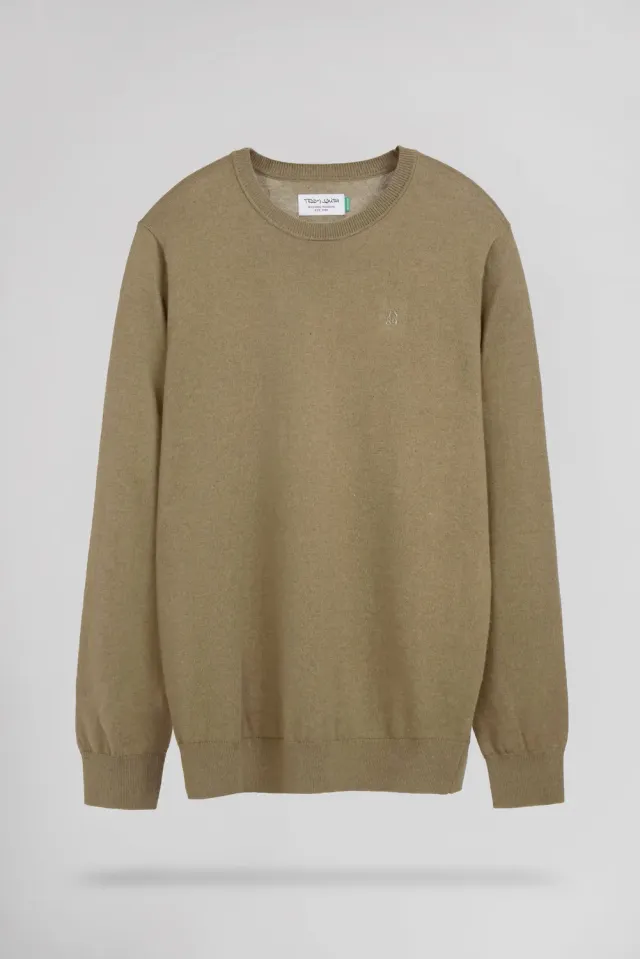 Teddy Smith P-Martino maglione uomo beige slim fit