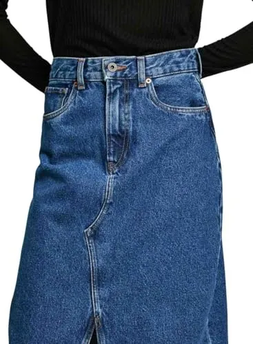 Pepe Jeans Maxi Skirt HW Gonna denim S blue stone wash
