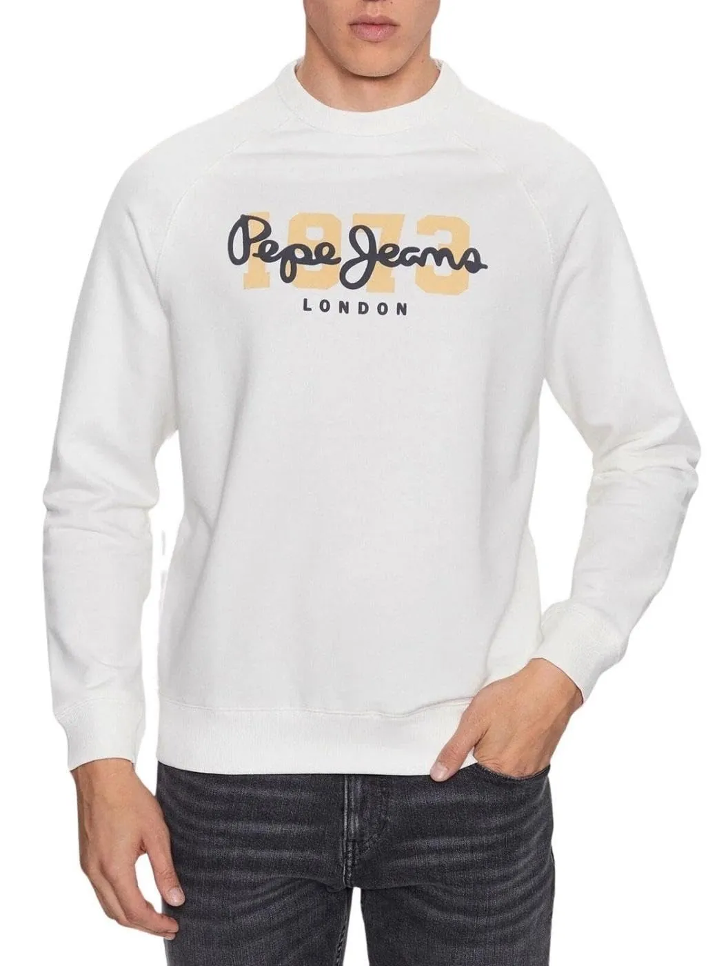 Pepe Jeans Meier felpa uomo grigia