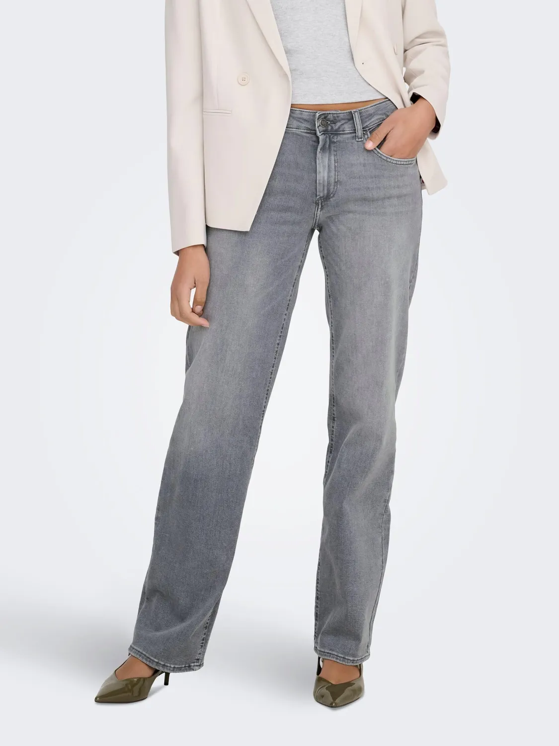 Only Onlblush Jeans Dritti Donna Vita Media 32L