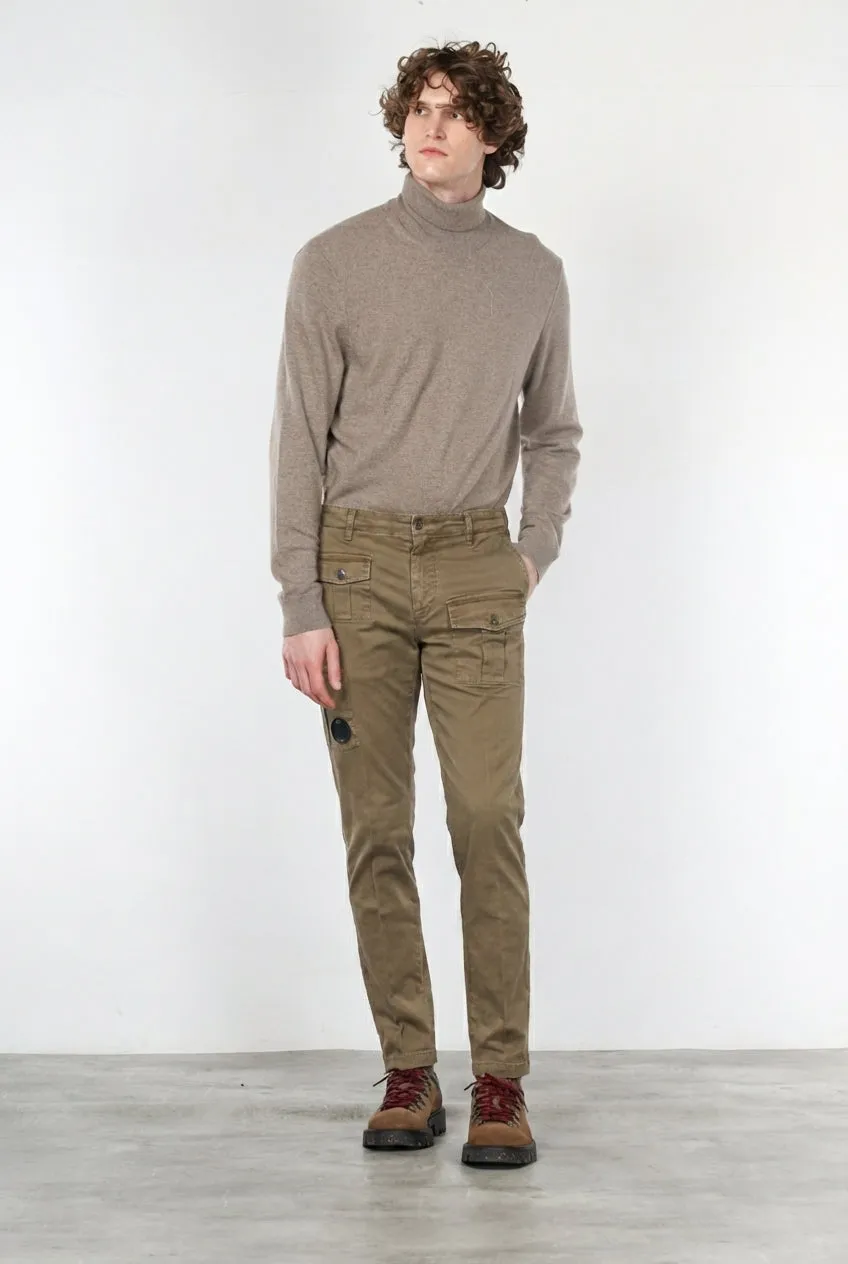 Mason's George Coolpocket pantalone cargo tortora carrot fit