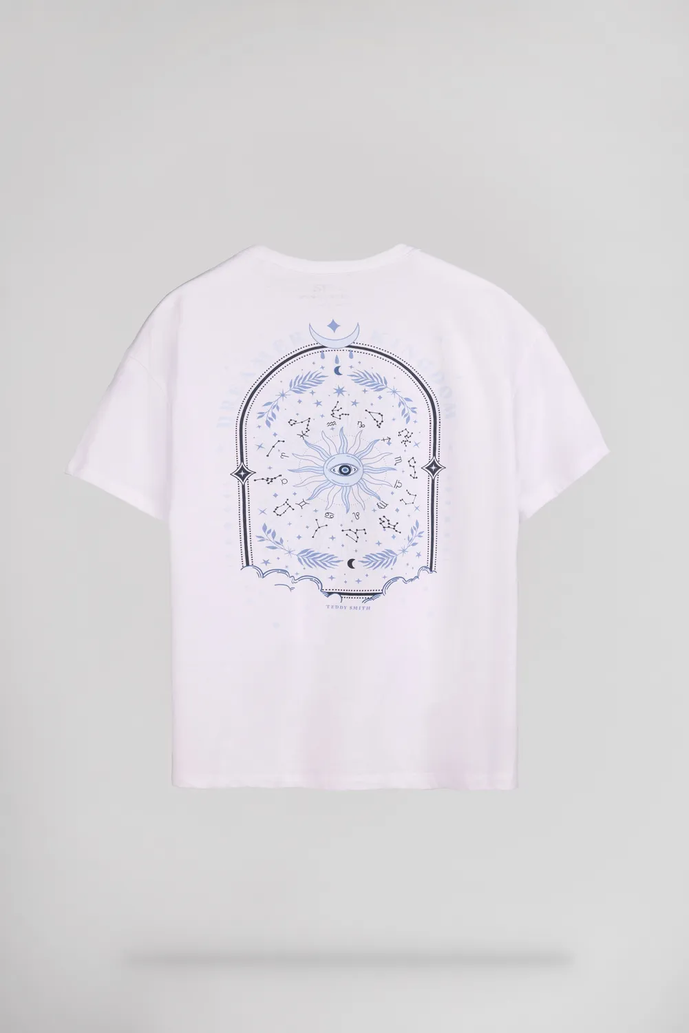 Teddy Smith Leyane MC t-shirt oversize bianca donna