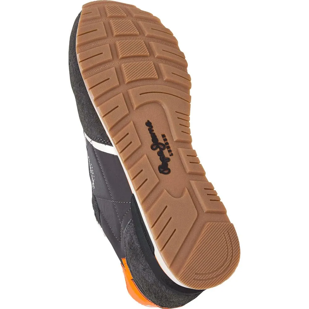 Pepe Jeans Brit Fly M sneakers uomo 7 UK nero scamosciata