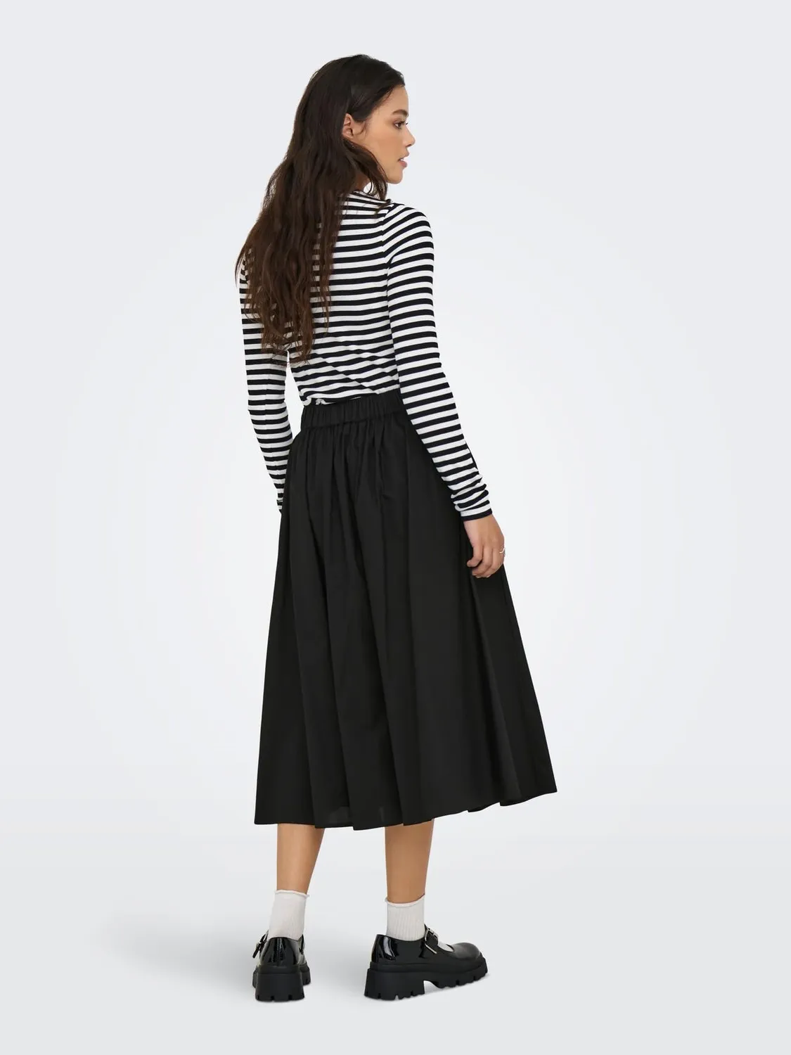 ONLY Onlmaila Long Pleat Skirt gonna lunga plissettata S