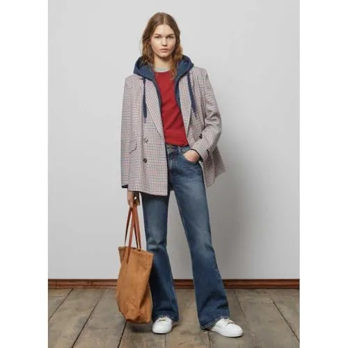 Pepe Jeans Gabriela T-Shirt Donna Bianca Logo Petto
