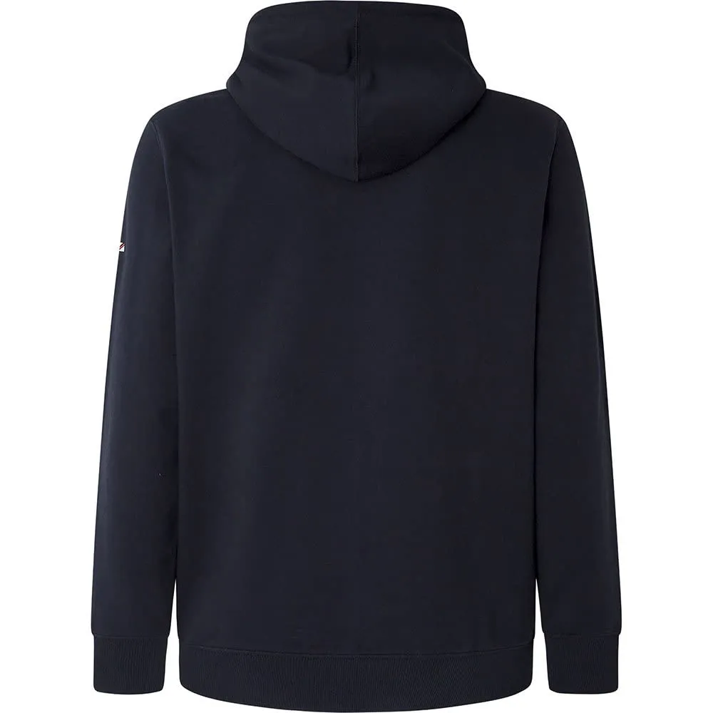 Pepe Jeans Edward Zip felpa uomo nera cappuccio