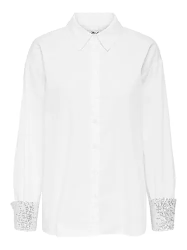 ONLY Onlpanama Sequines Mix Camicia Donna S Paillettes