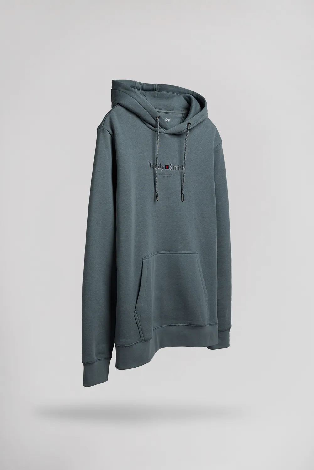 Teddy Smith S-Jim Hoody felpa uomo grigia cappuccio