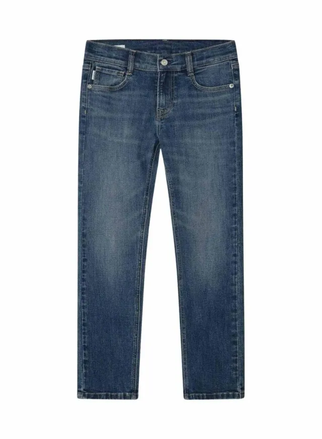 Pepe Jeans Straight Cashed jeans bambino 10 anni blu