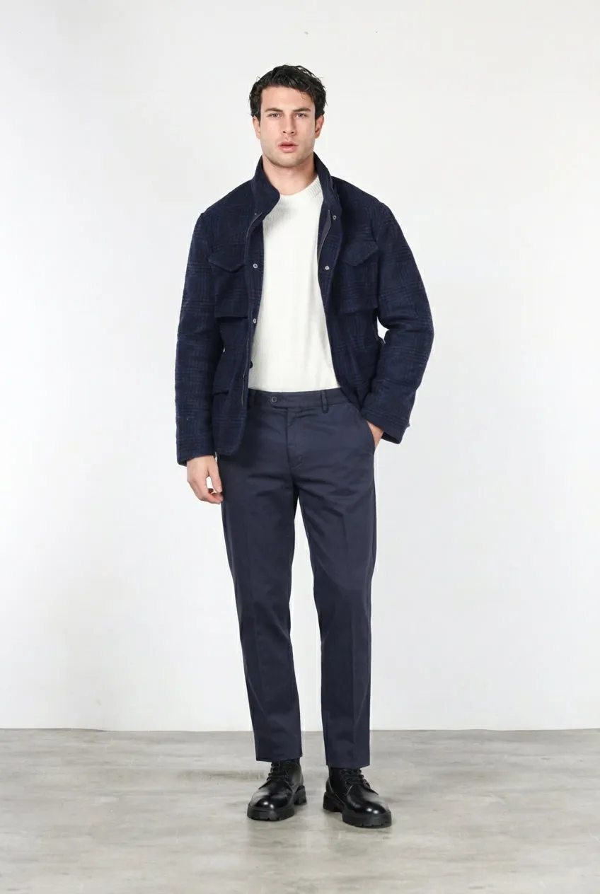 Mason's Field M74 giubbotto uomo blu scuro galles