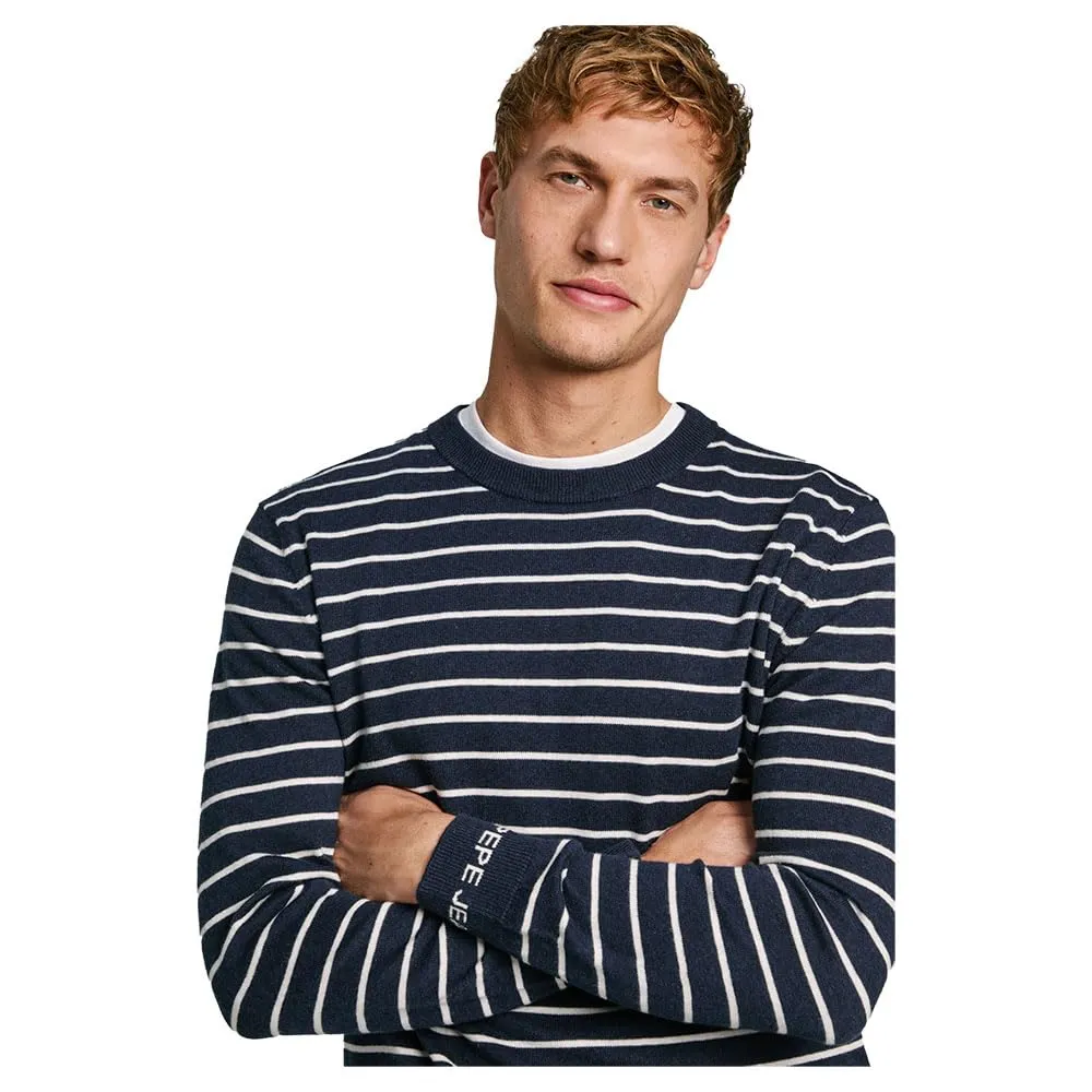 Pepe Jeans New Andre Maglione Uomo Rigato Taglia M
