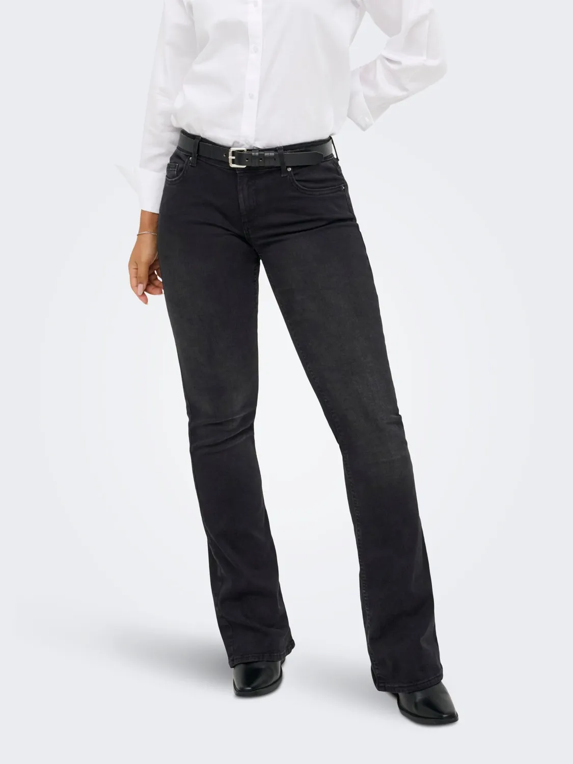 ONLY ONLBLUSH Mid Flared DNM TAI1099 jeans donna XL/30L