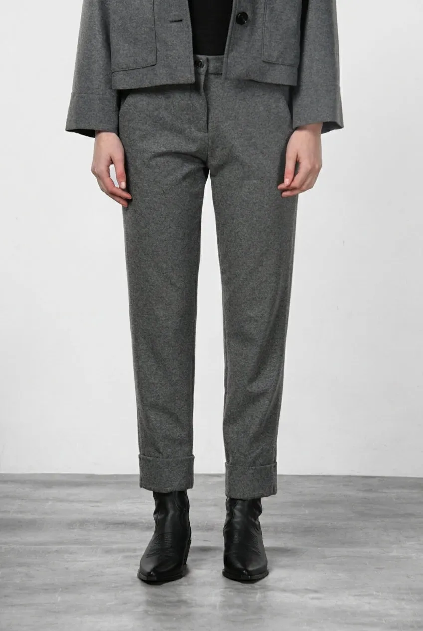 Mason's New York Carrot chino donna grigio jersey