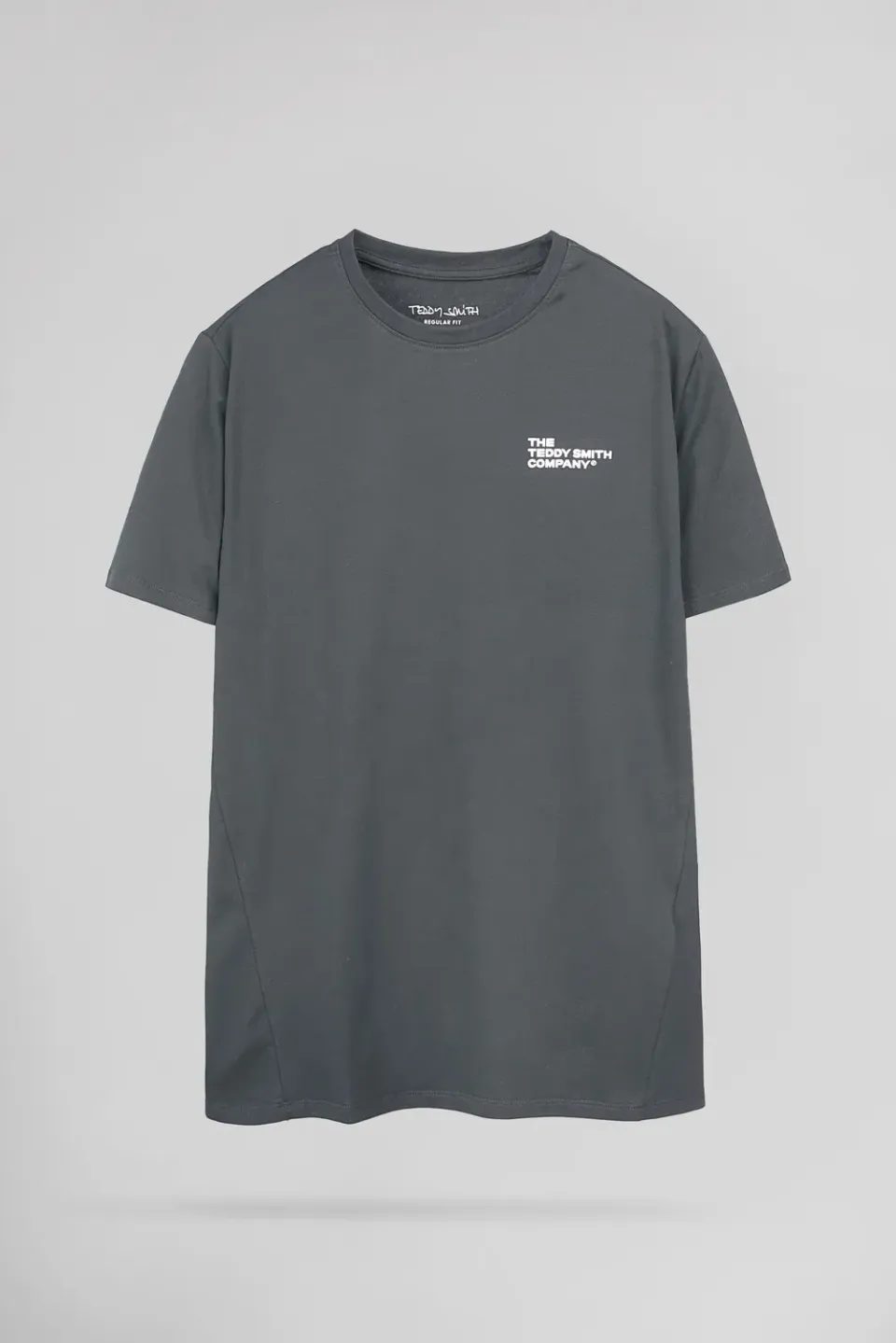 Teddy Smith T-Company t-shirt grigio meteore stretch