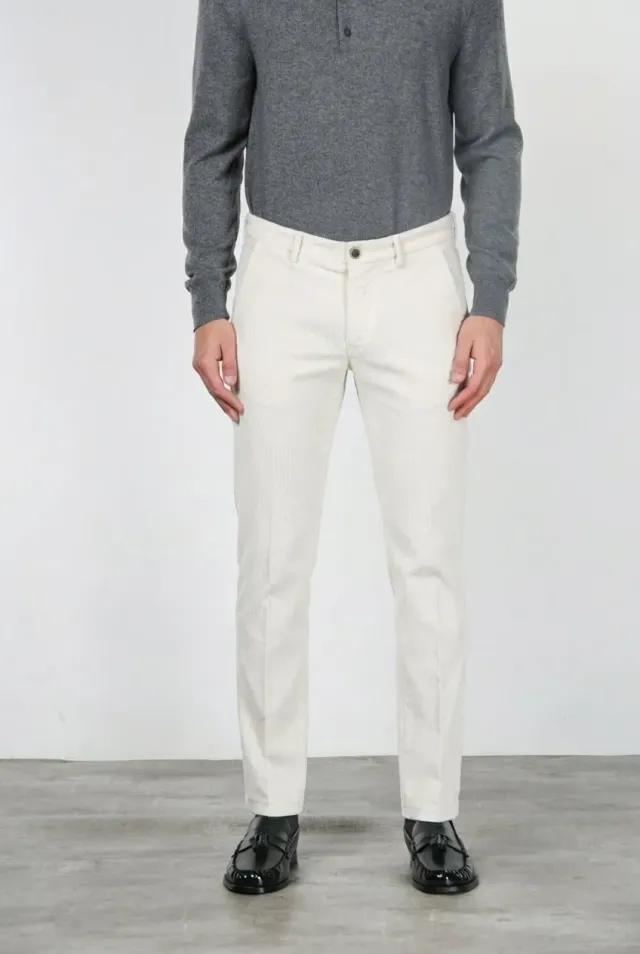 Mason's Milano pantalone chino velluto stucco extra slim