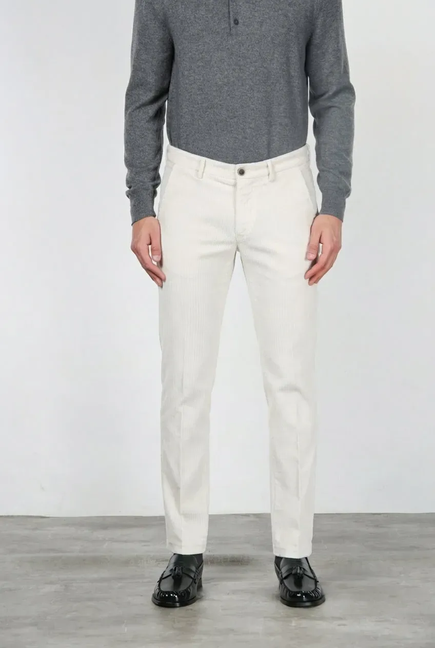Mason's Milano pantalone chino velluto stucco extra slim