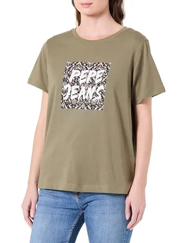 Pepe Jeans Floral III T-Shirt Donna Cotone Maniche Corte