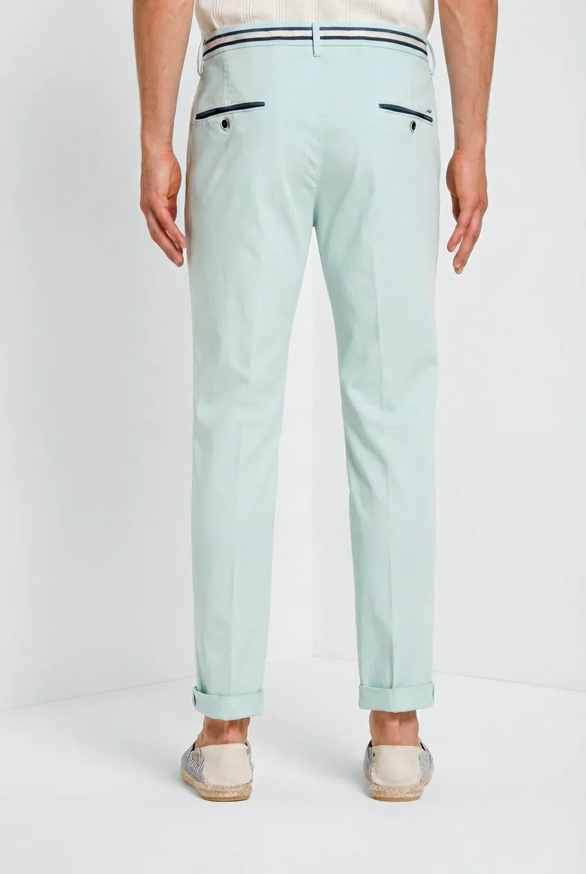 Mason's Torino Summer chino uomo slim celeste