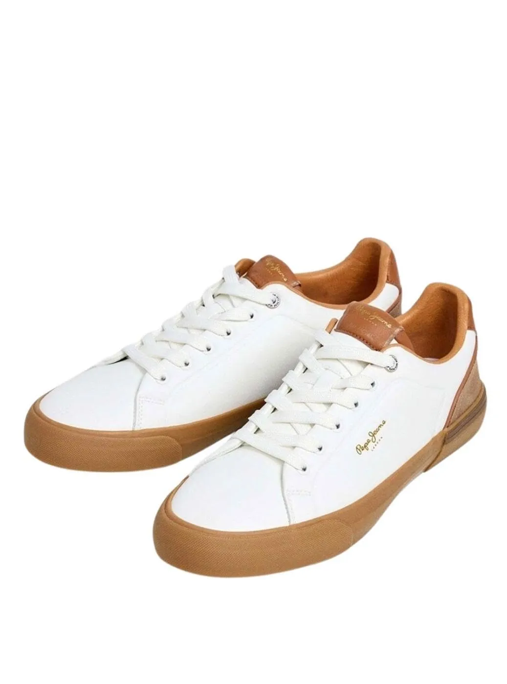 Pepe Jeans Kenton Once M sneakers ivory white 43 EU vulcanizzate