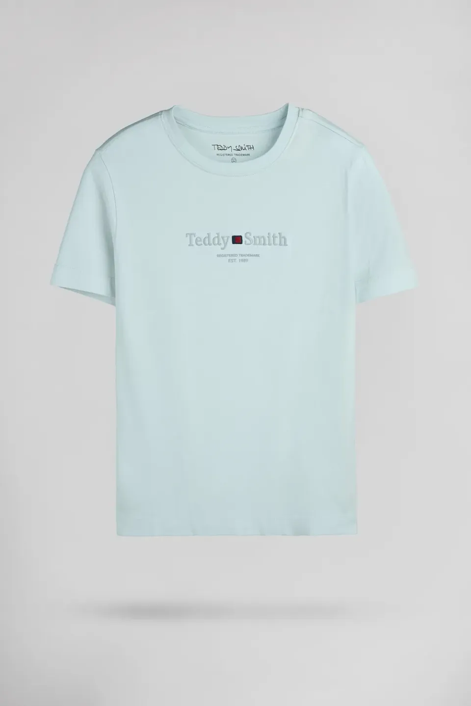Teddy Smith T-Jim MC JR t-shirt ragazzo menthol