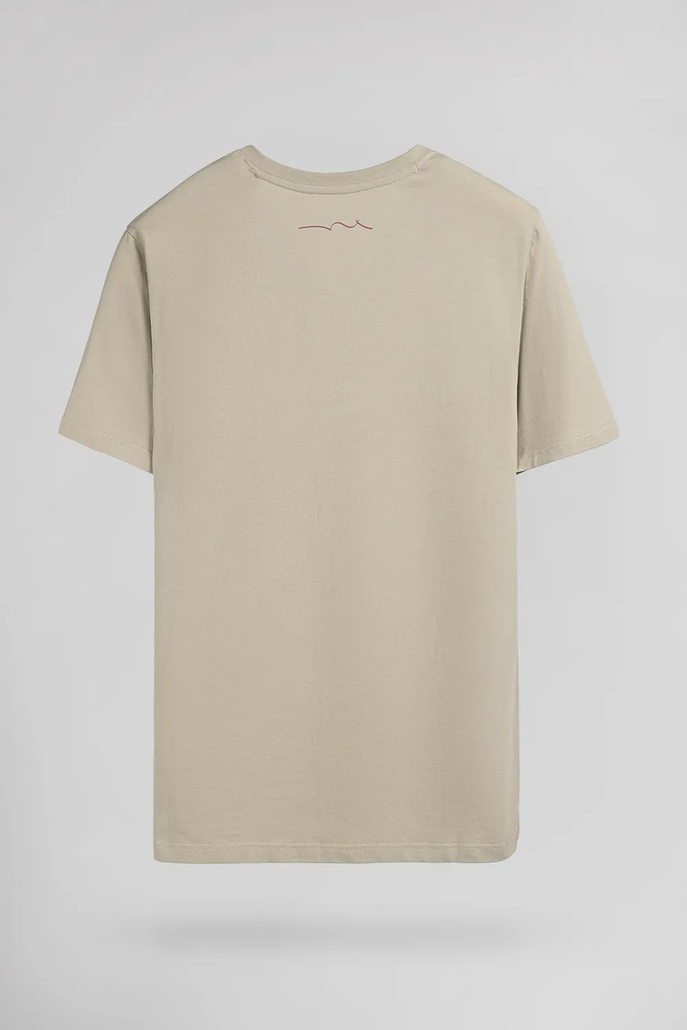 Teddy Smith Tawax 2 MC T-Shirt Scollo V Grège