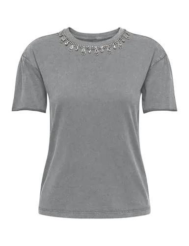 ONLY Onlozias Life S/S Chain Top Jrs top nero