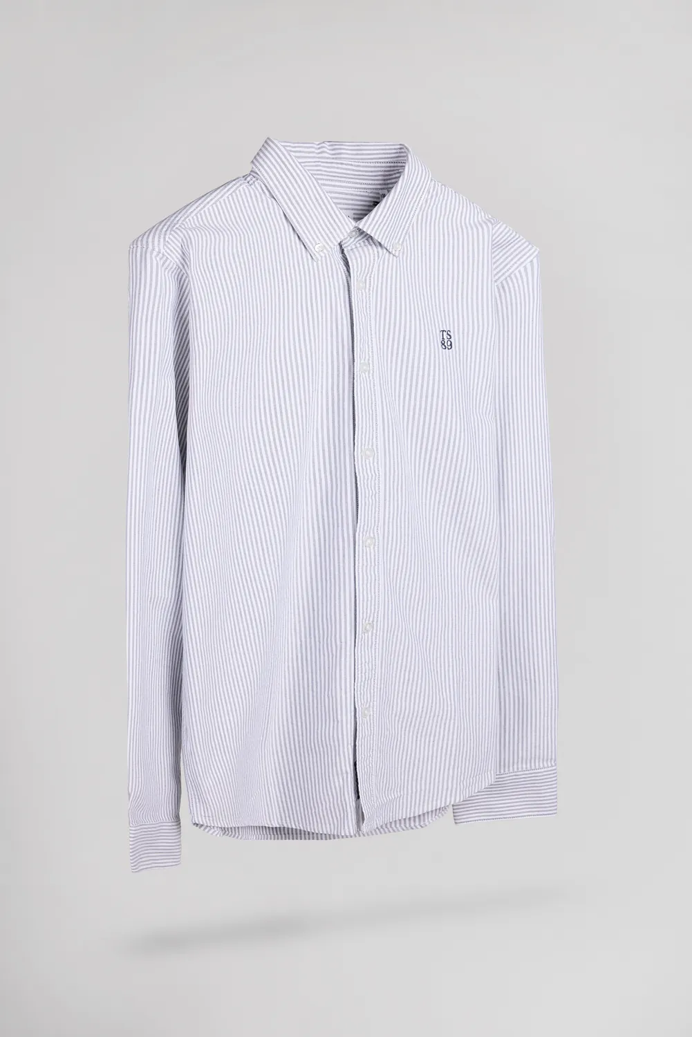 Teddy Smith C-Stanley ML camicia righe cotone uomo