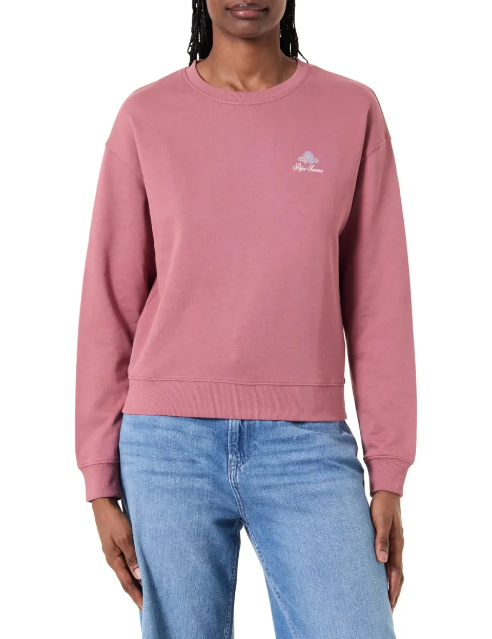 Pepe Jeans W Bandana Sweat Felpa Donna Girocollo Stampa