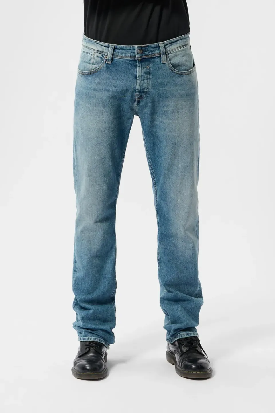 Teddy Smith REG jeans dritti Vintage Indigo L34 elasticizzati