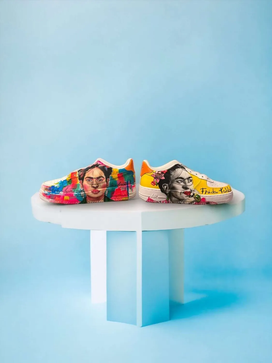 Nike Air Force 1 sneakers personalizzate Frida Kahlo