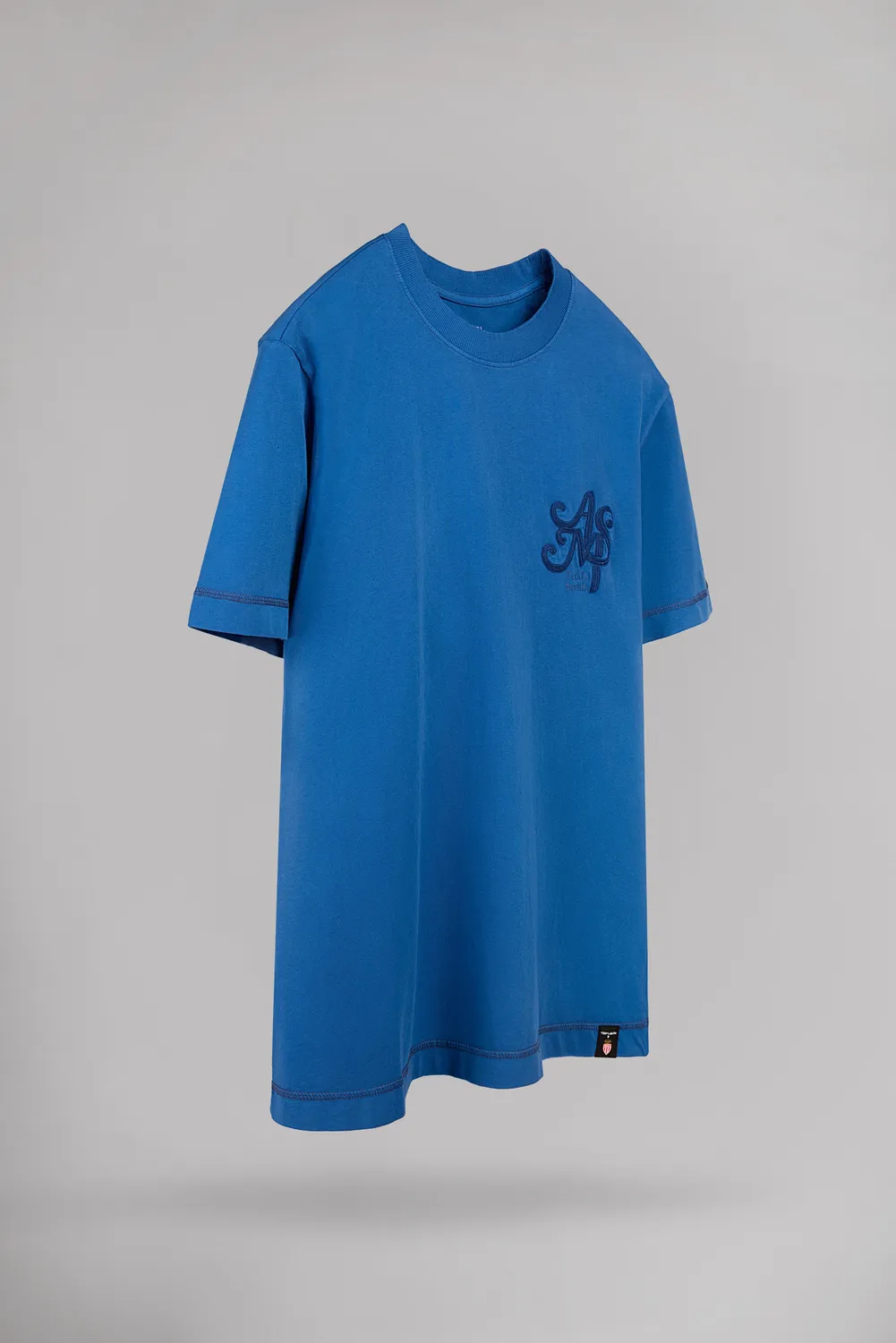 Teddy Smith T-Match MC t-shirt True Blue 100% cotone