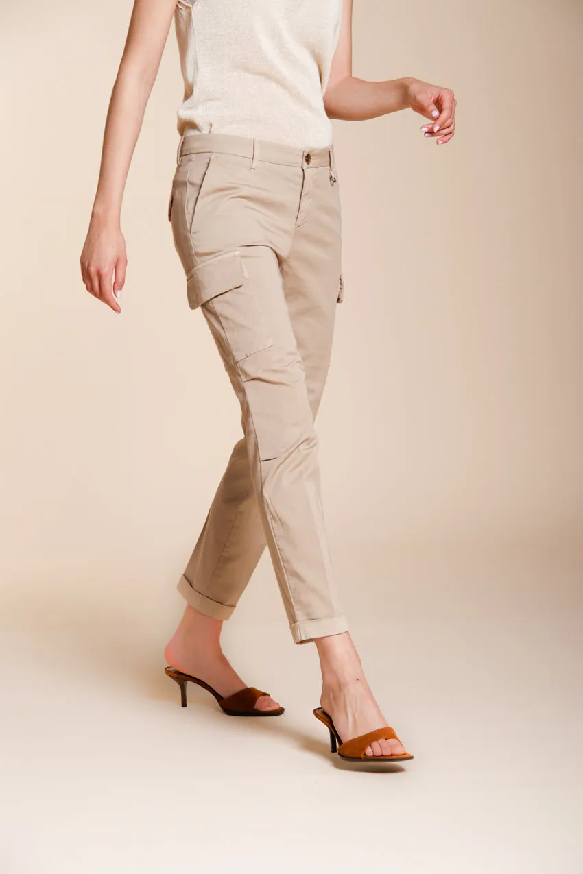 Mason's Chile City Pantalone Cargo Donna Beige Medio Slim