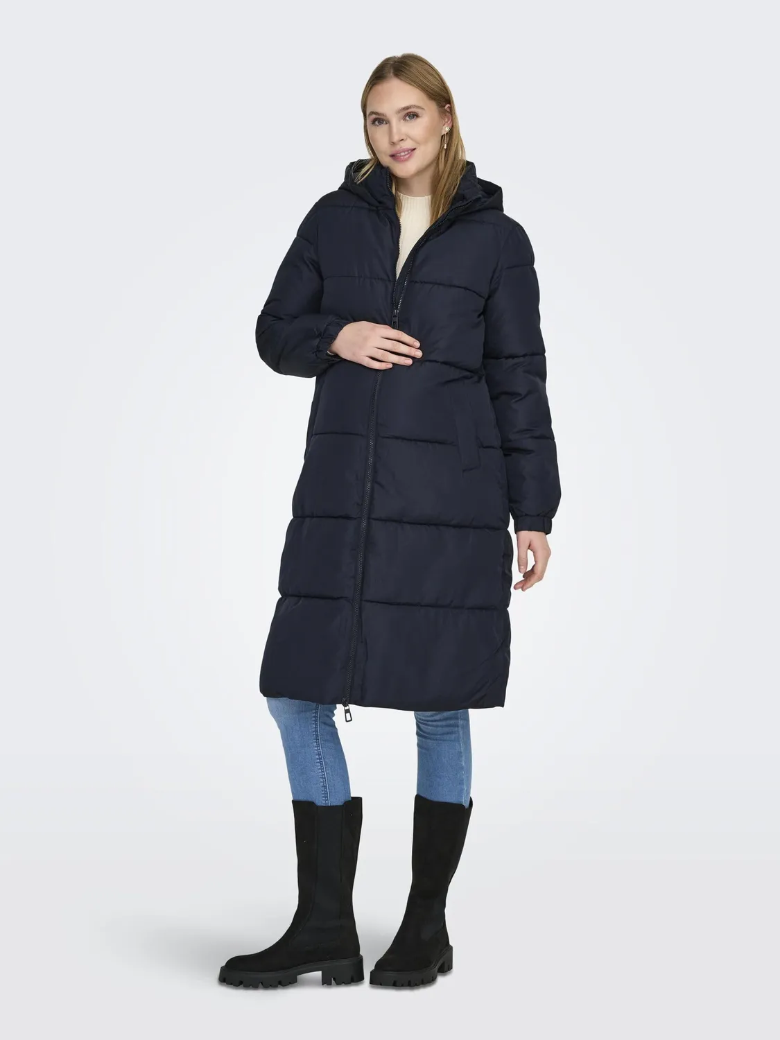 ONLY Maternity Olmtrudy piumino lungo premaman