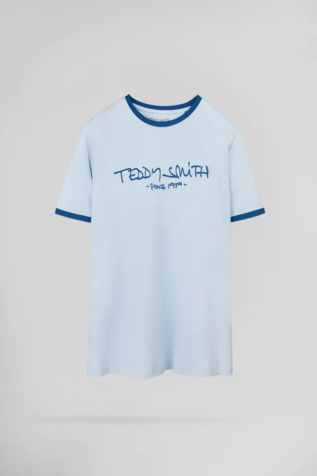 Teddy Smith Ticlass MC maglietta uomo azzurro