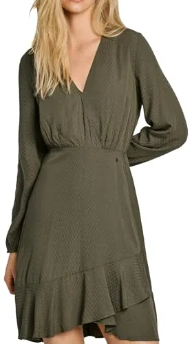 Pepe Jeans Kendall vestito donna blu corto scollo a V