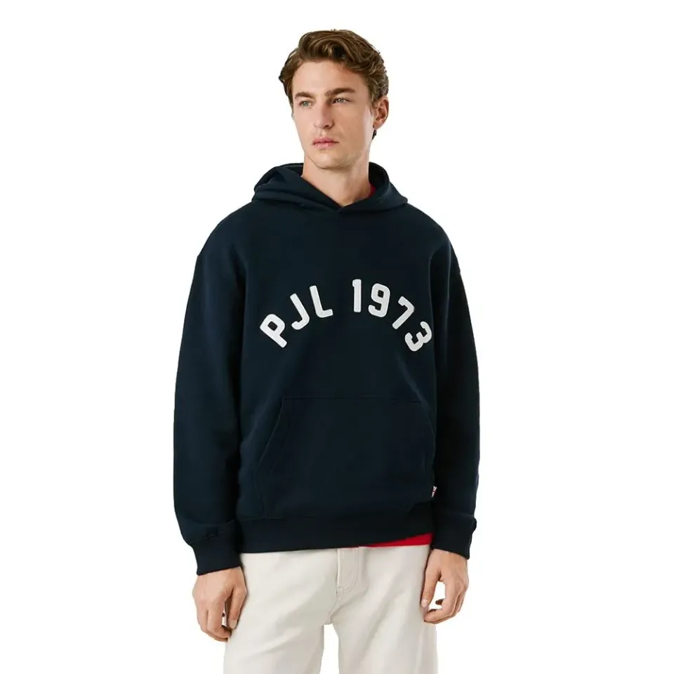 Pepe Jeans Maverick felpa cappuccio uomo XL grafica petto