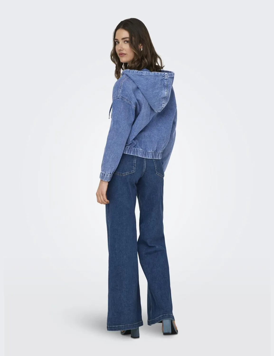 ONLY Onlkenzie L/S Dnm Jacket Akm Noos giacca denim taglia L