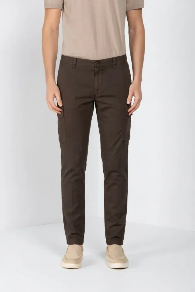 Mason's Chile cargo uomo marrone extra slim